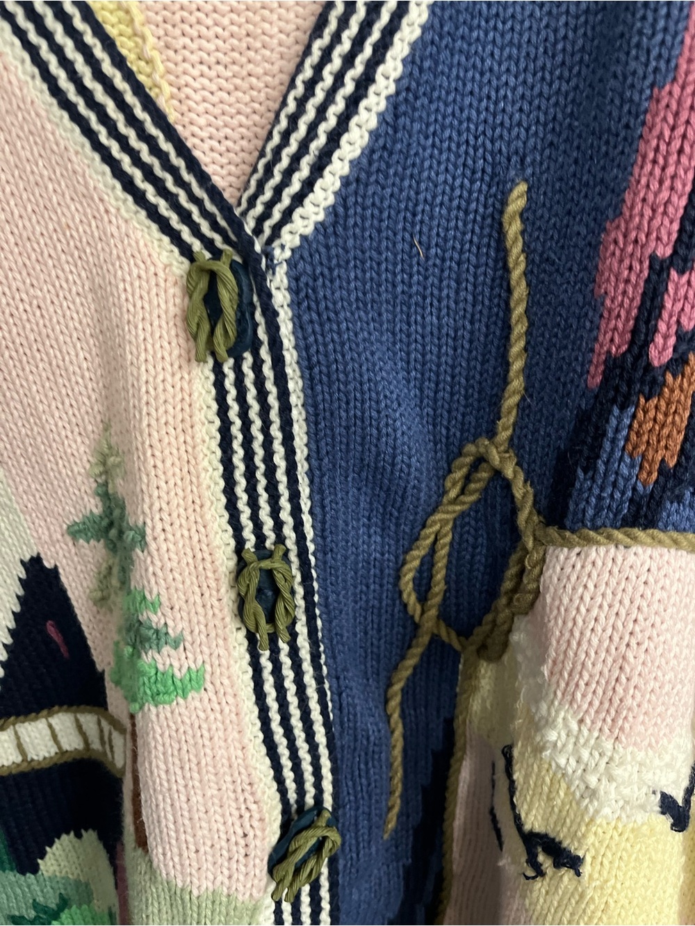 Storybook Knits Womens Cardigan Sweater Vintage Nautical Sail 3x Cotton Women’s - Picture 6 of 15